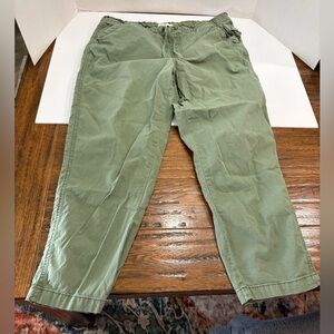 Sonoma (KOHLS) olive green capri pants size large with 26” inseam, worn twice